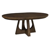 350 Round Dining with leaf