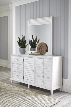 Cane Bay Louvered Door Dresser