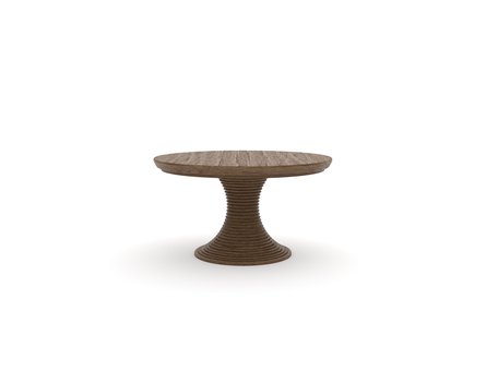 50-650 Round Pedestal Dining Table Front 1222